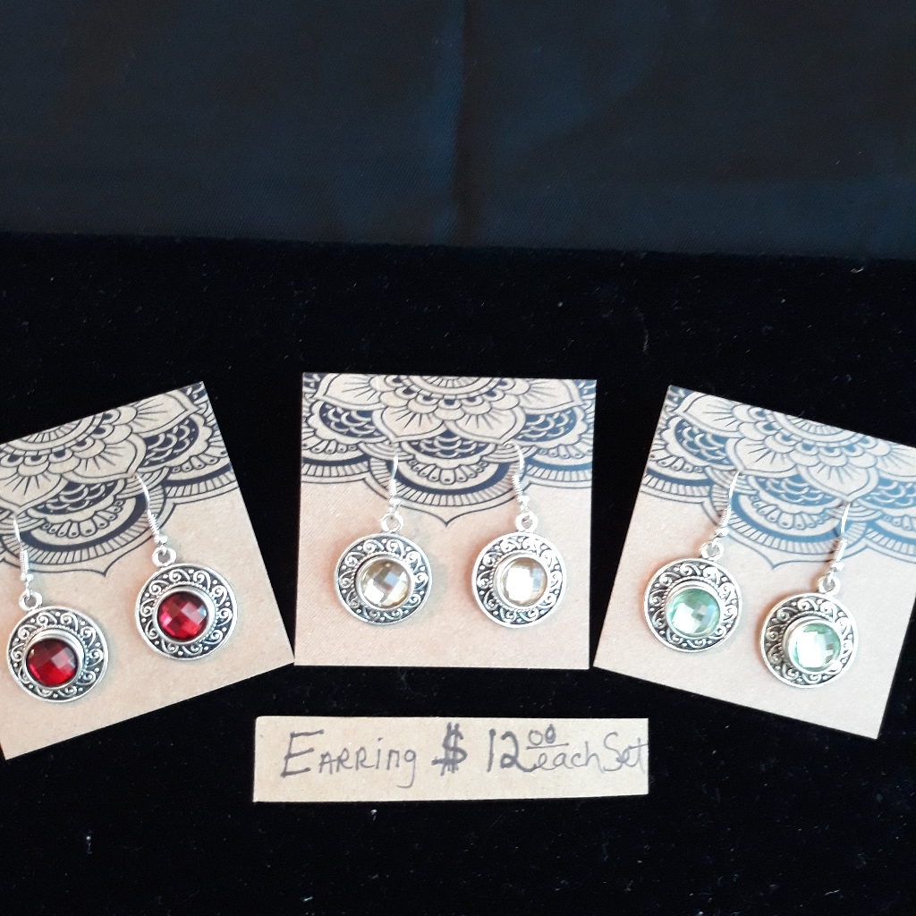 Snap Button Earrings